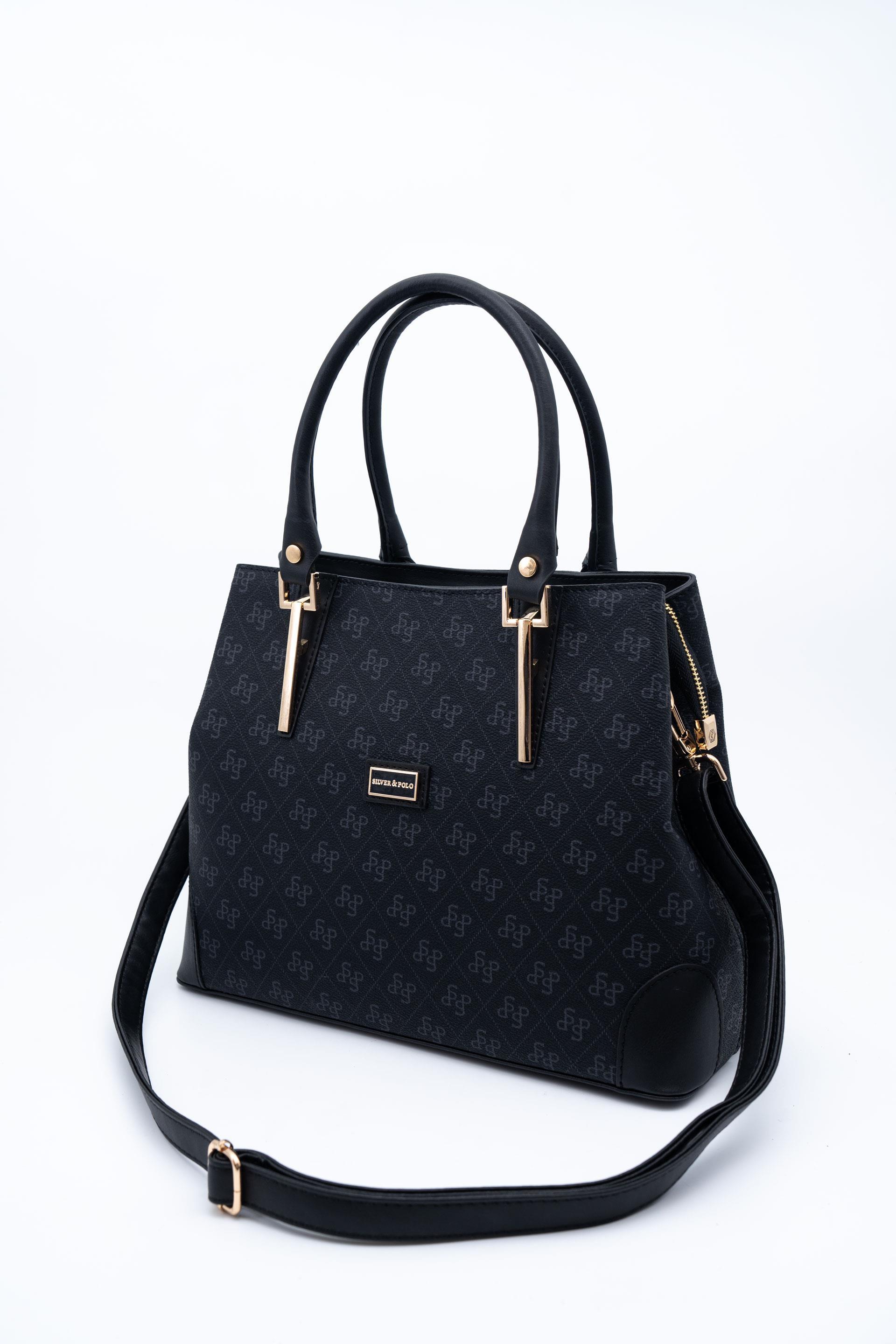 Silver & Polo Siyah SP667 Kadın El Çantası