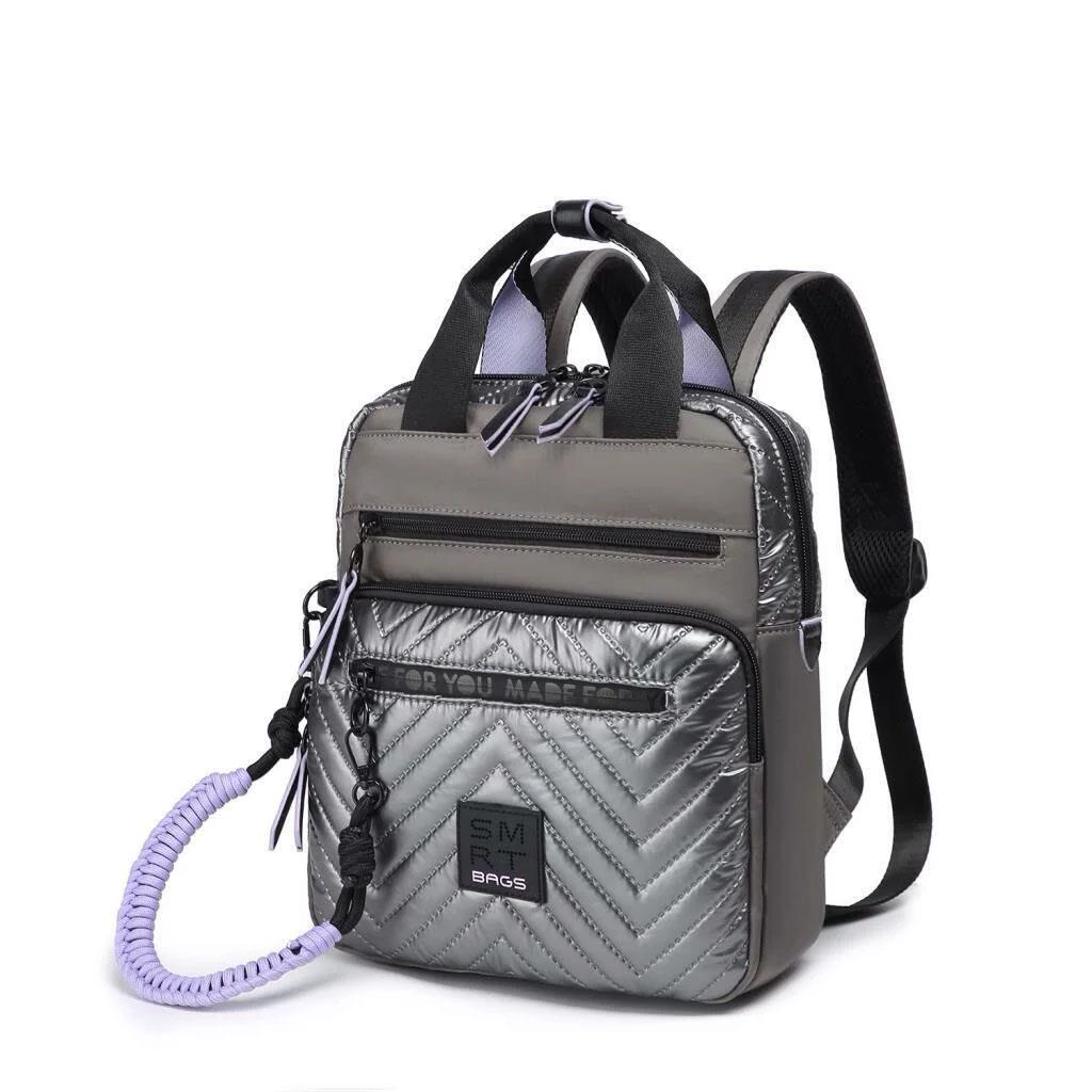 3250-MoncSmart BagsSırt ÇantasıSmart Bags 3250 Sırt Çantası Gri-Lila