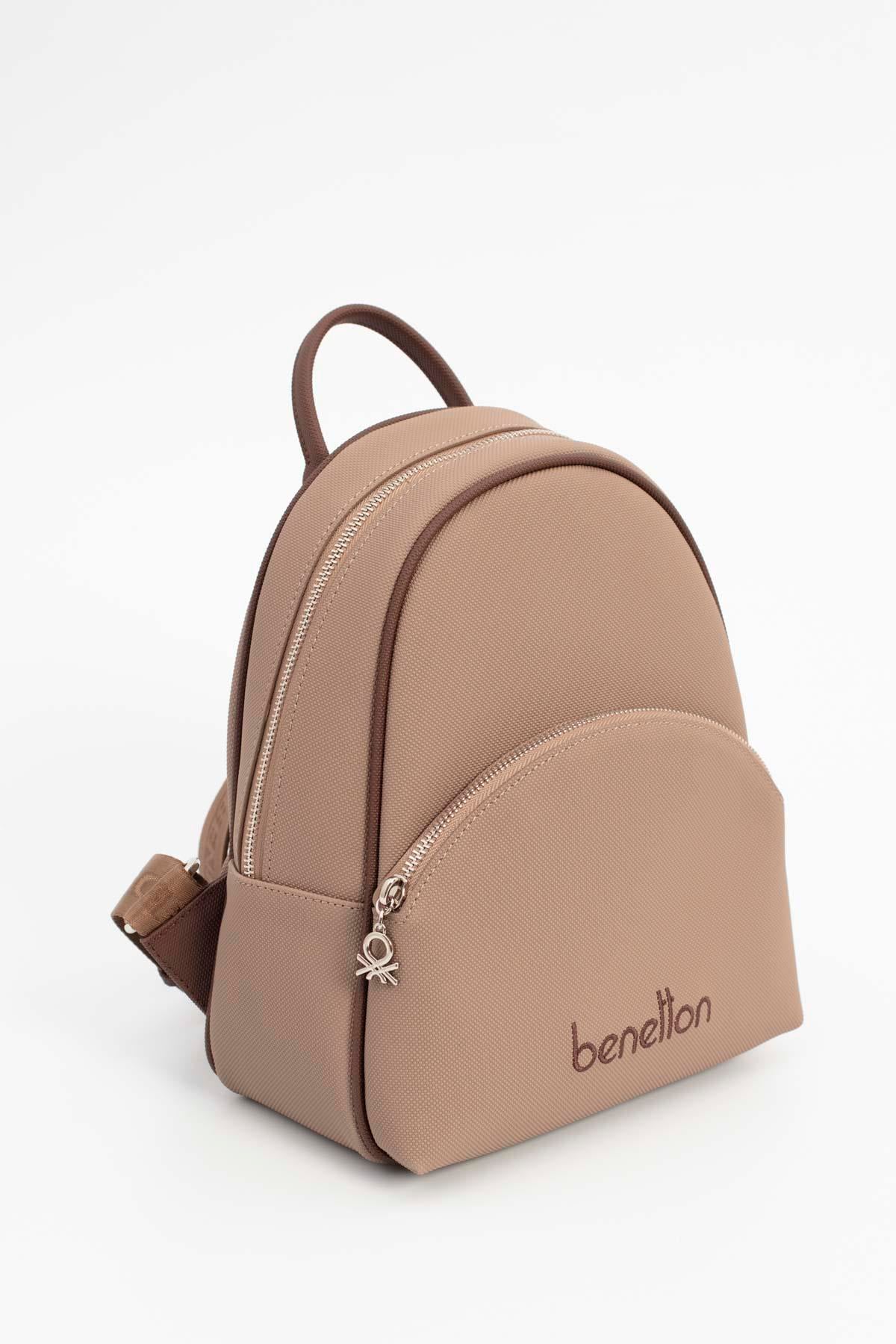 BNT1676-SoftUnited BenettonSırt ÇantasıUnited Benetton BNT1676 Kadın Sırt Çantası Vizon-Kahve