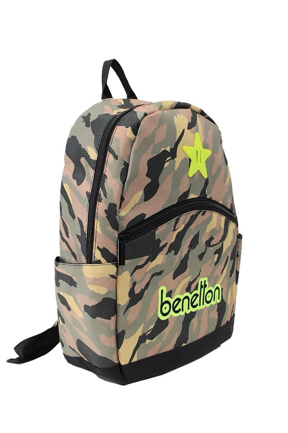 76063-ImpUnited BenettonSırt ÇantasıUnited Benetton 76063 Sırt Çantası Kamuflaj-Yeşil
