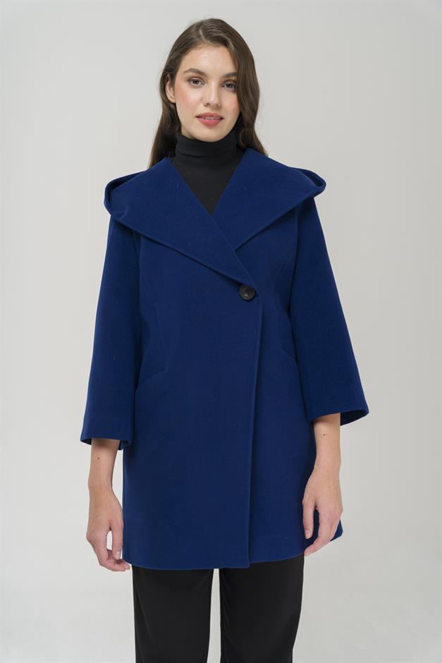 Hooded Tied Waist Coat SAXE 3359