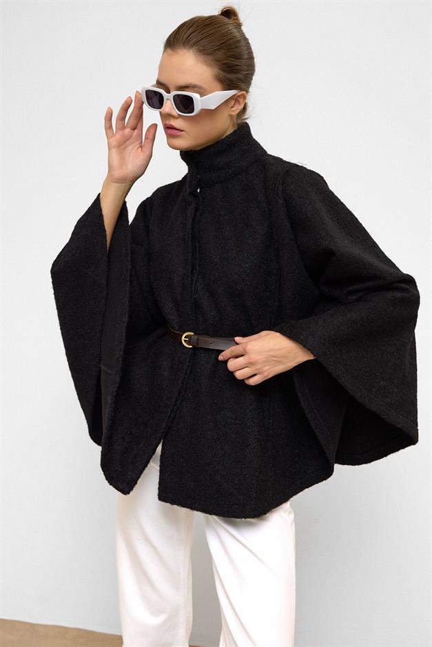 بونشو سميك بحزام أسود 3154