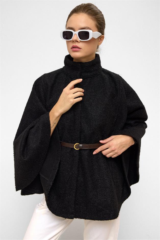 بونشو سميك بحزام أسود 3154