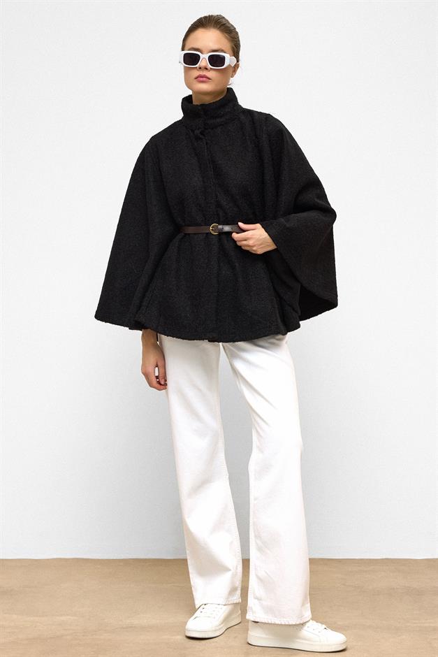 بونشو سميك بحزام أسود 3154