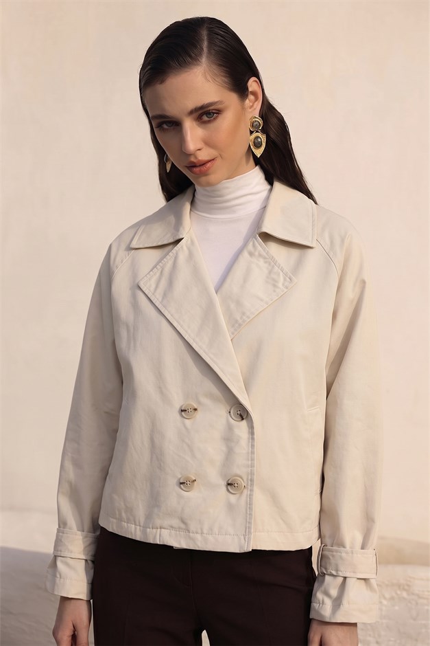 Kruvaze Oversize Ceket TAŞ 8278