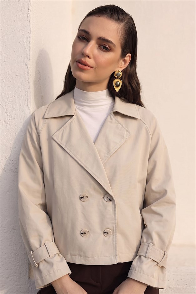 Kruvaze Oversize Ceket TAŞ 8278