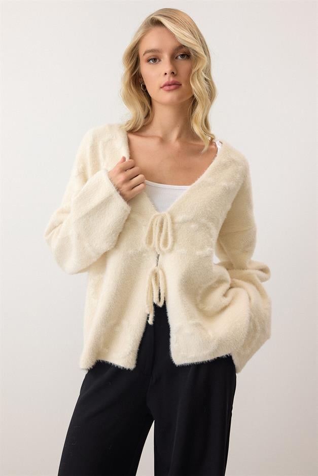 كارديجان محبوك ناعم برباط أمامي وحدة التحكم الإلكترونية 8267