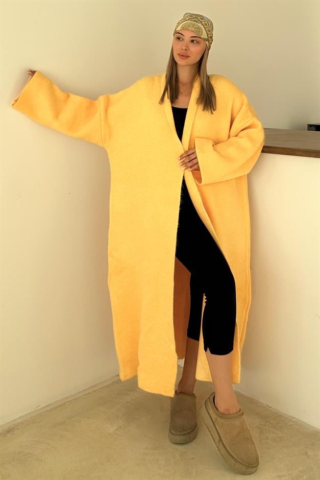 Oversize Thick Knit Long Cardigan SARI 8274