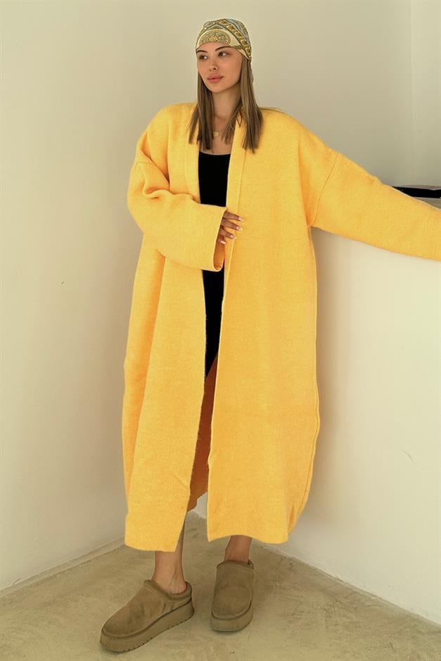 Oversize Thick Knit Long Cardigan SARI 8274