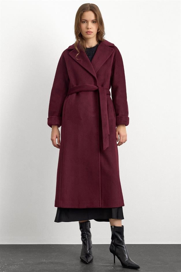 Punto Dikiş Detaylı Oversize Premium Kaban MÜRDÜM 3108