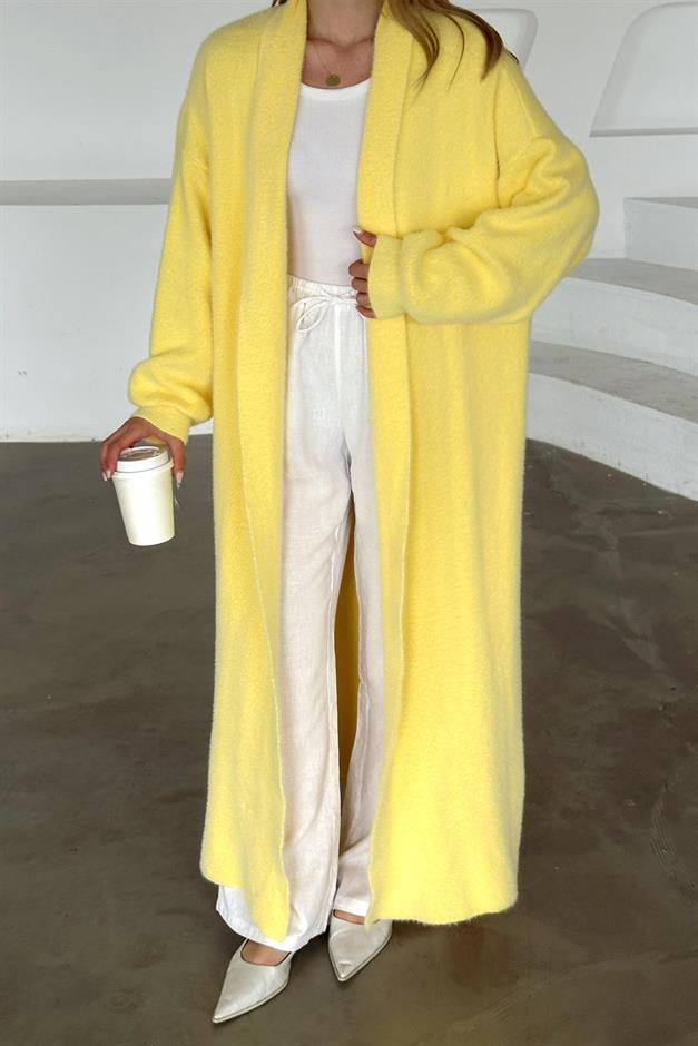 Long Loose Knit Cardigan SARI 8245