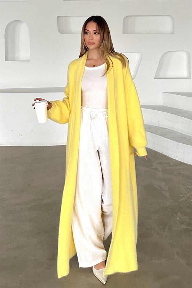 Long Loose Knit Cardigan SARI 8245