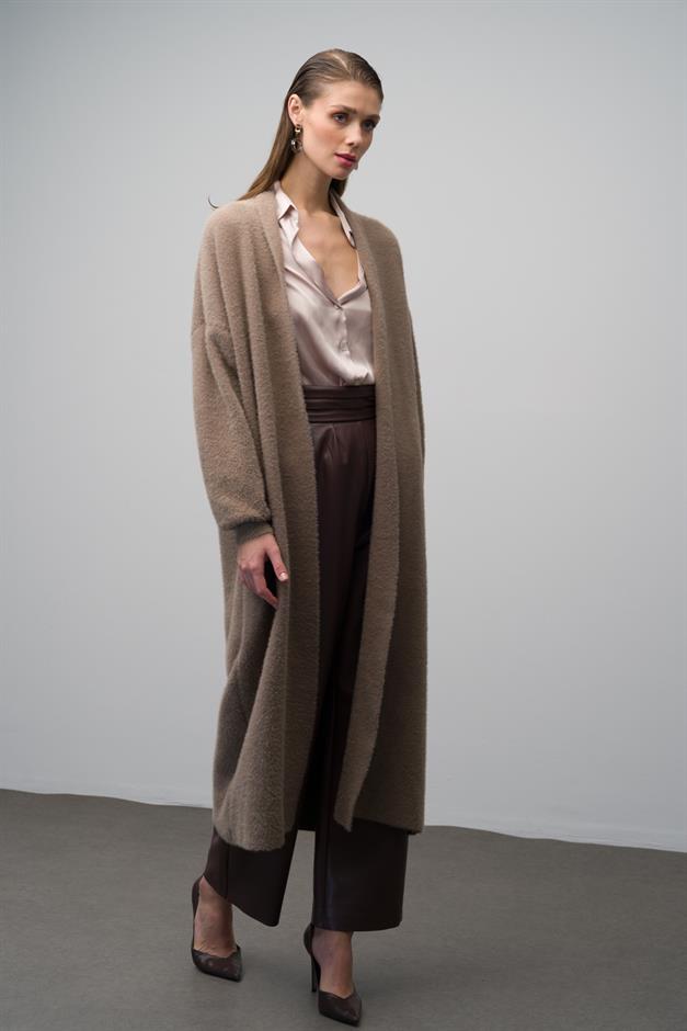 Long Loose Knit Cardigan VIZON 8245
