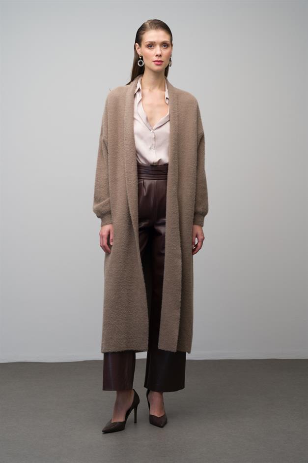 Long Loose Knit Cardigan VIZON 8245