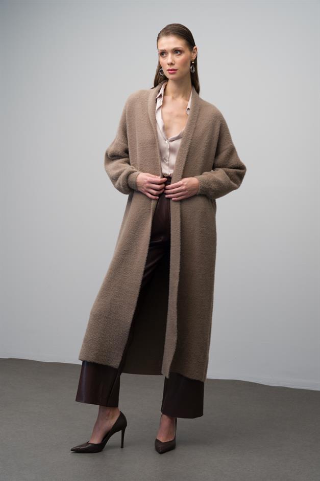Long Loose Knit Cardigan VIZON 8245