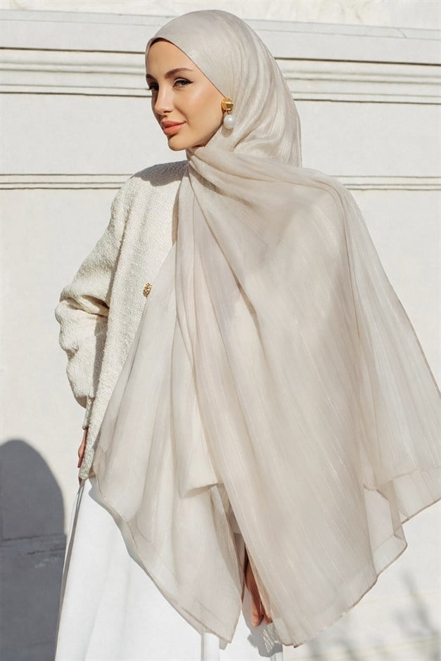Yoryo İpek Abiye Şal TAŞ 103