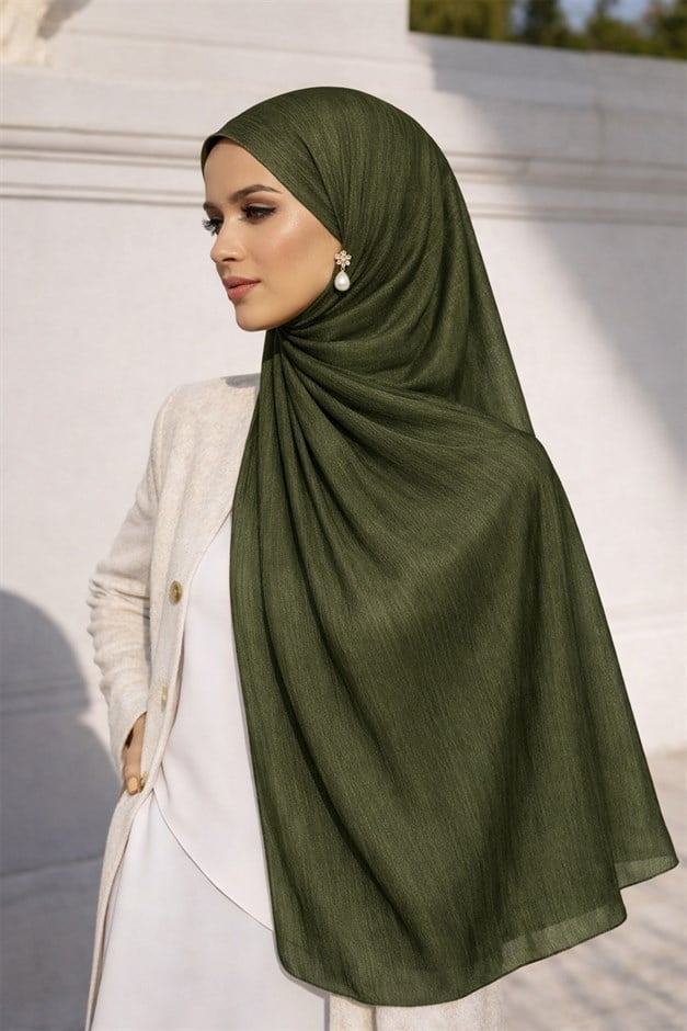 Yoryo İpek Abiye Şal YEŞİL 103
