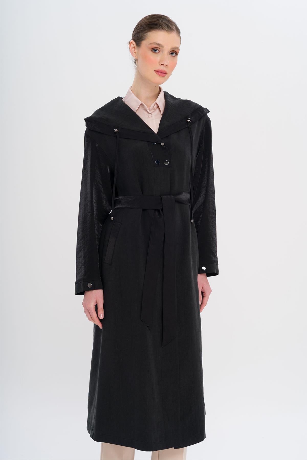 【kozu*】トップス ZW COLLECTIONミディ丈ケープスカート - ブラック | ZARA Japan / 日本