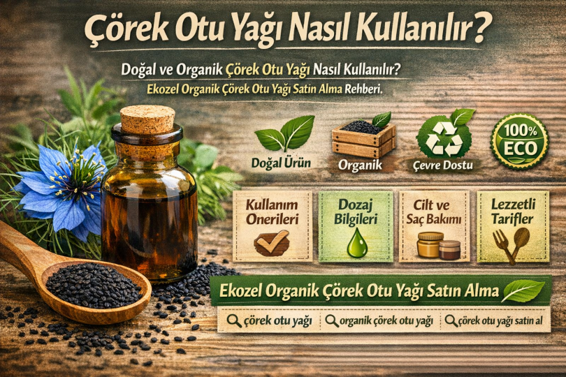 Organik Çörek Otu Yağı