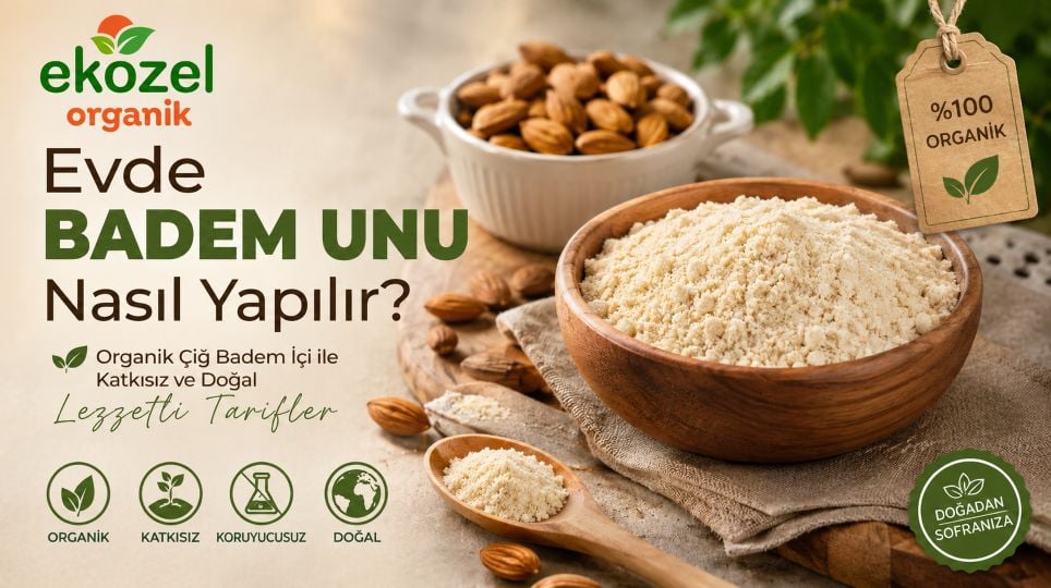 Organik Badem Unu