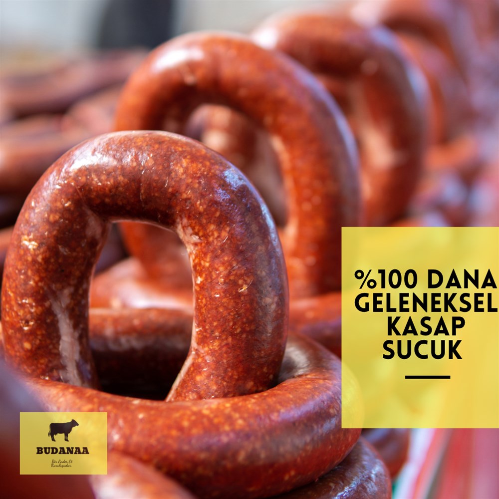 Geleneksel Kasap Halka Sucuk 450-550gr 