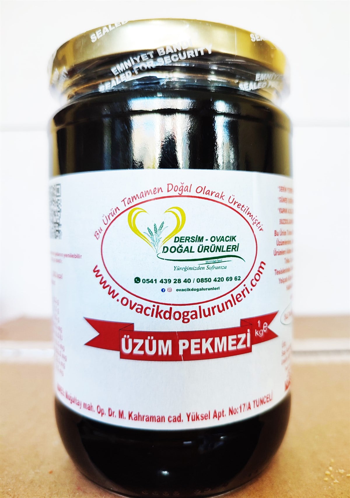 DOĞAL ÜZÜM PEKMEZİ (1 KG)