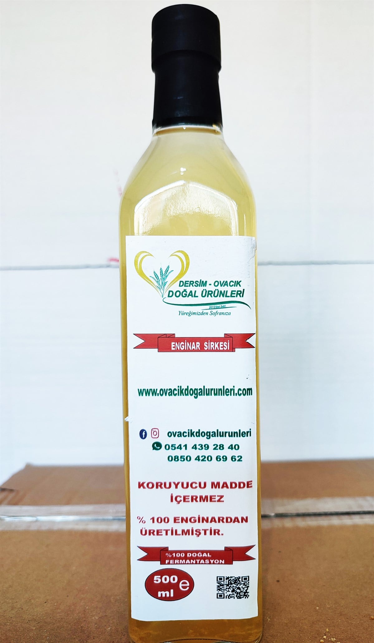 ENGİNAR SİRKESİ(500ML)