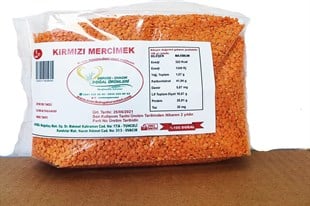 OVACIK DOĞALKIRMIZI MERCIMEK(1KG)