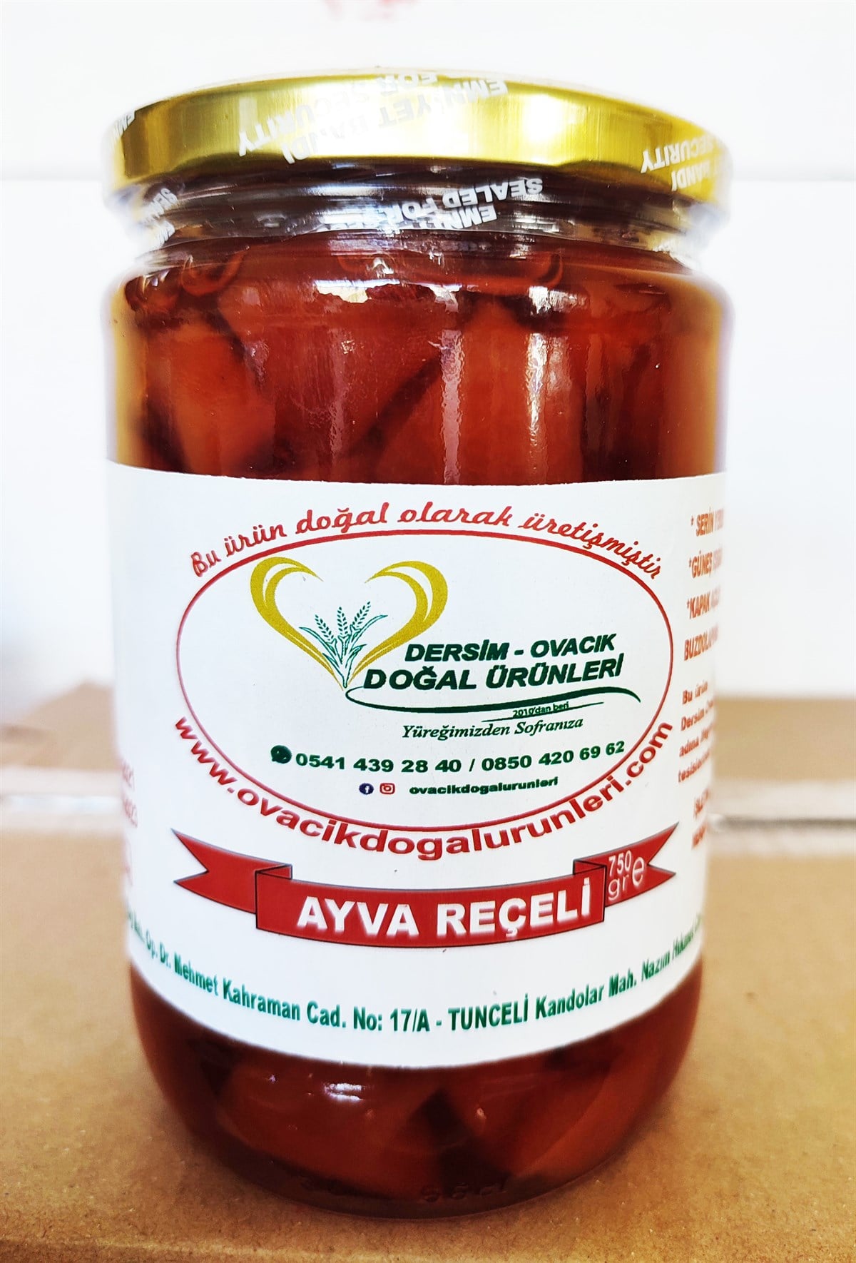 AYVA REÇELİ (900 GR)