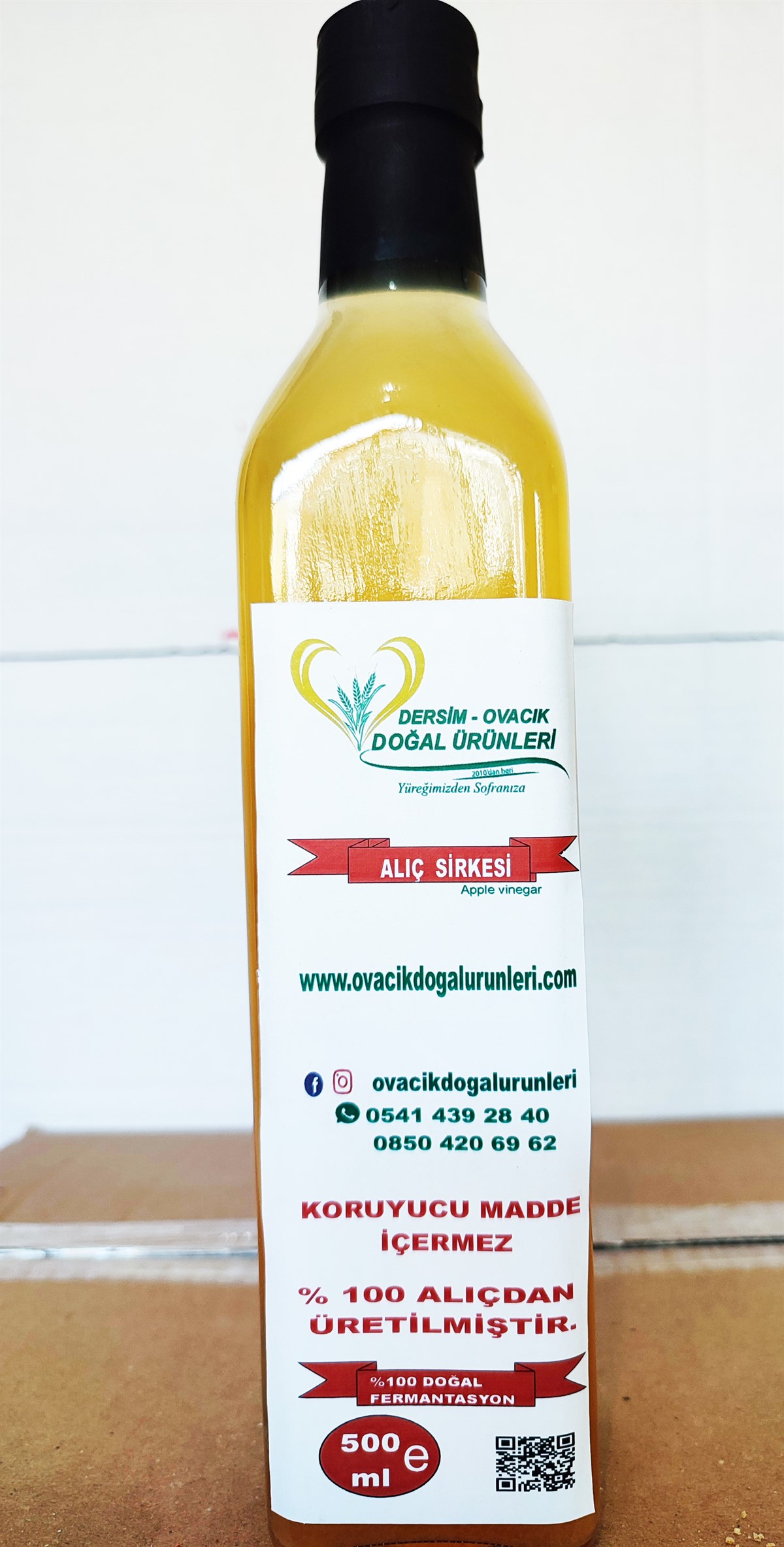 DOĞAL ALIÇ SİRKESİ(500ML)