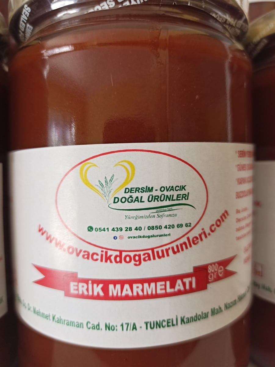 ERİK MARMELATI (800)GR