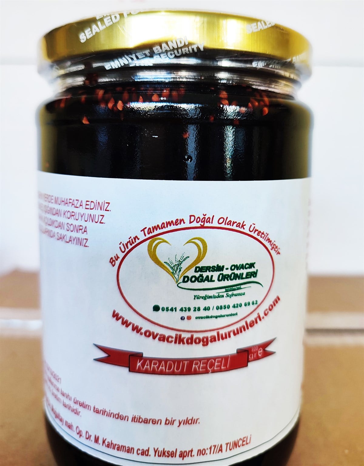 KARADUT REÇELİ (800 GR)