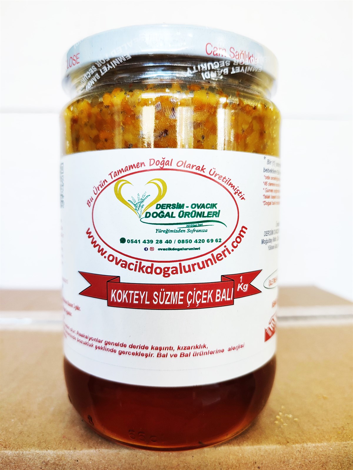 KOKTEYL SÜZME ÇİÇEK BALI (1KG)
