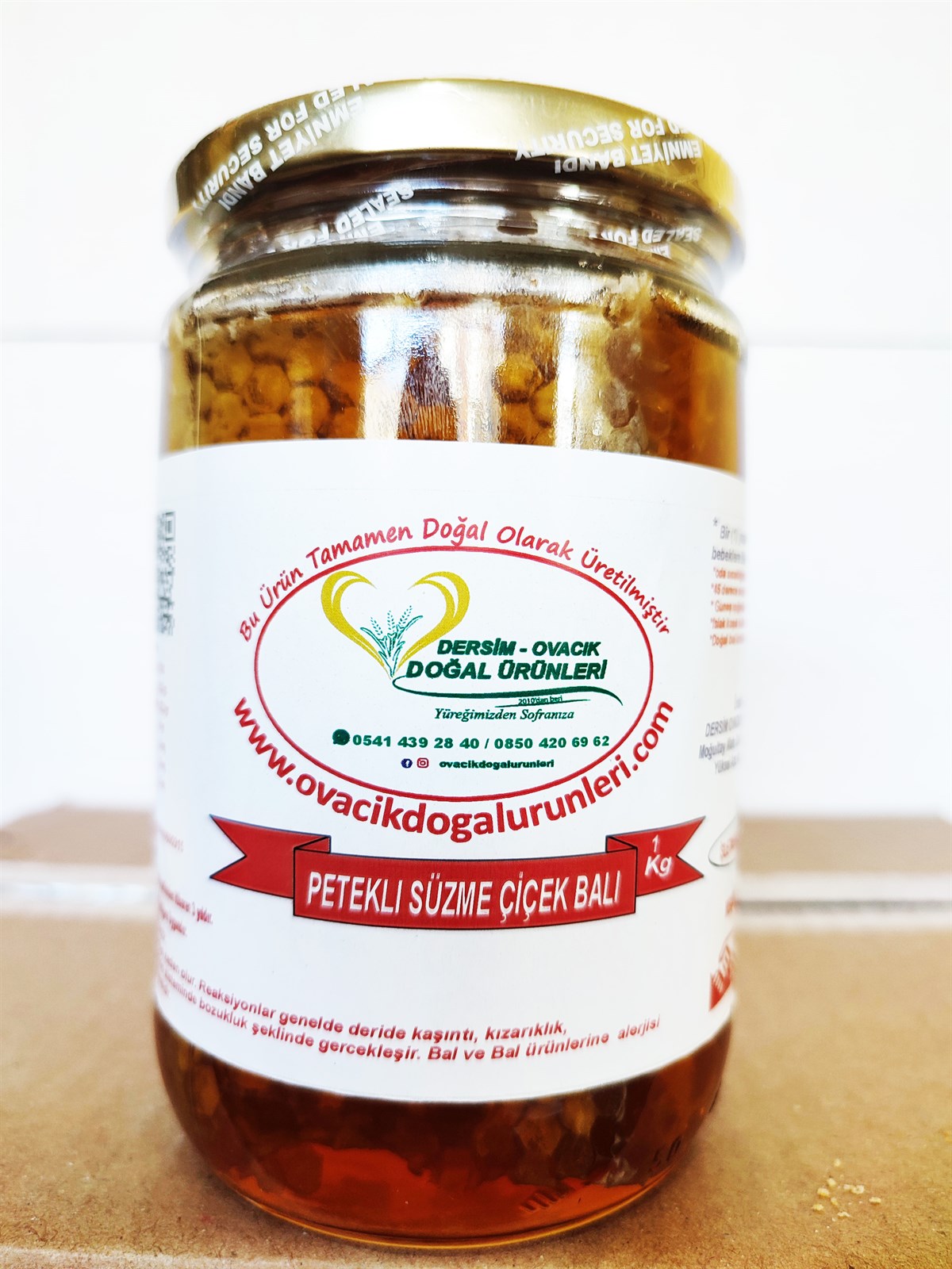 PETEKLİ SÜZME ÇİÇEK BALI (1KG)