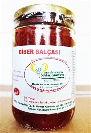 EV YAPIMI ACI BİBER SALCASI (900GR)