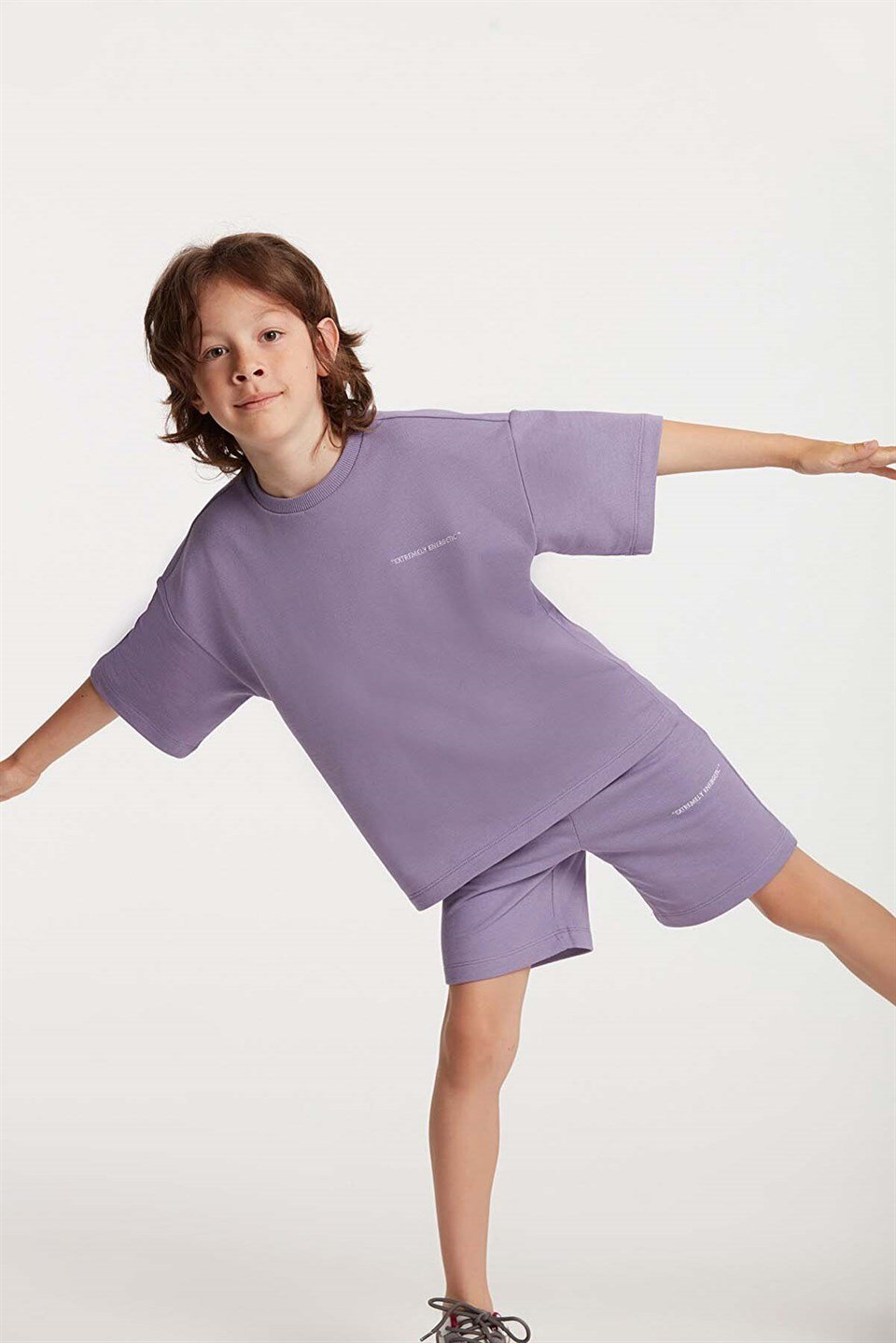 BOGOTA Örme Comfort Fit Mor  Eşofman Takımı