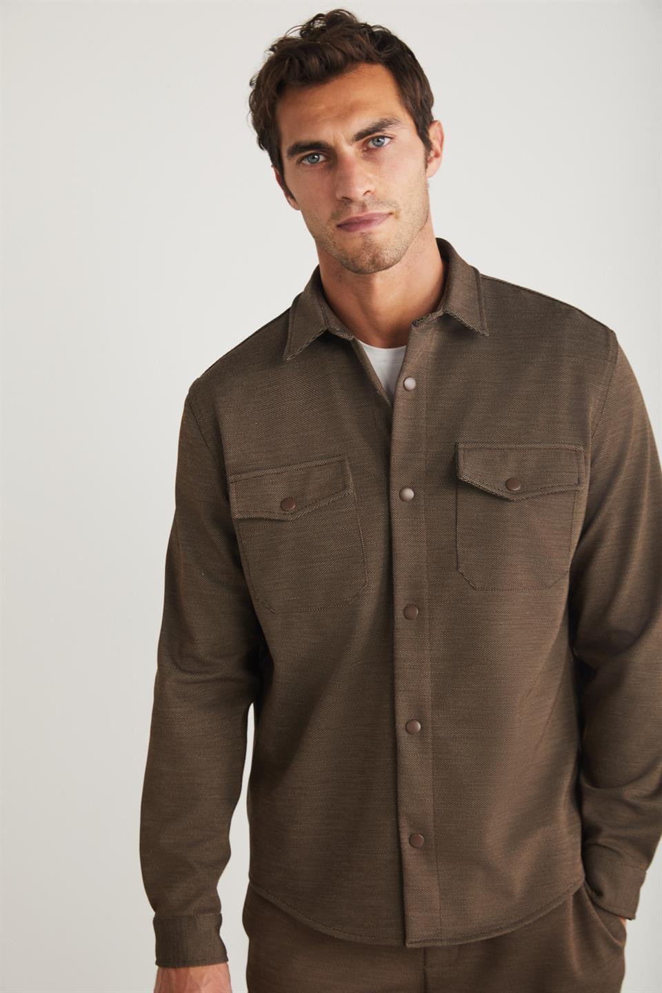 JONES  Regular Bej Tekli Ceket