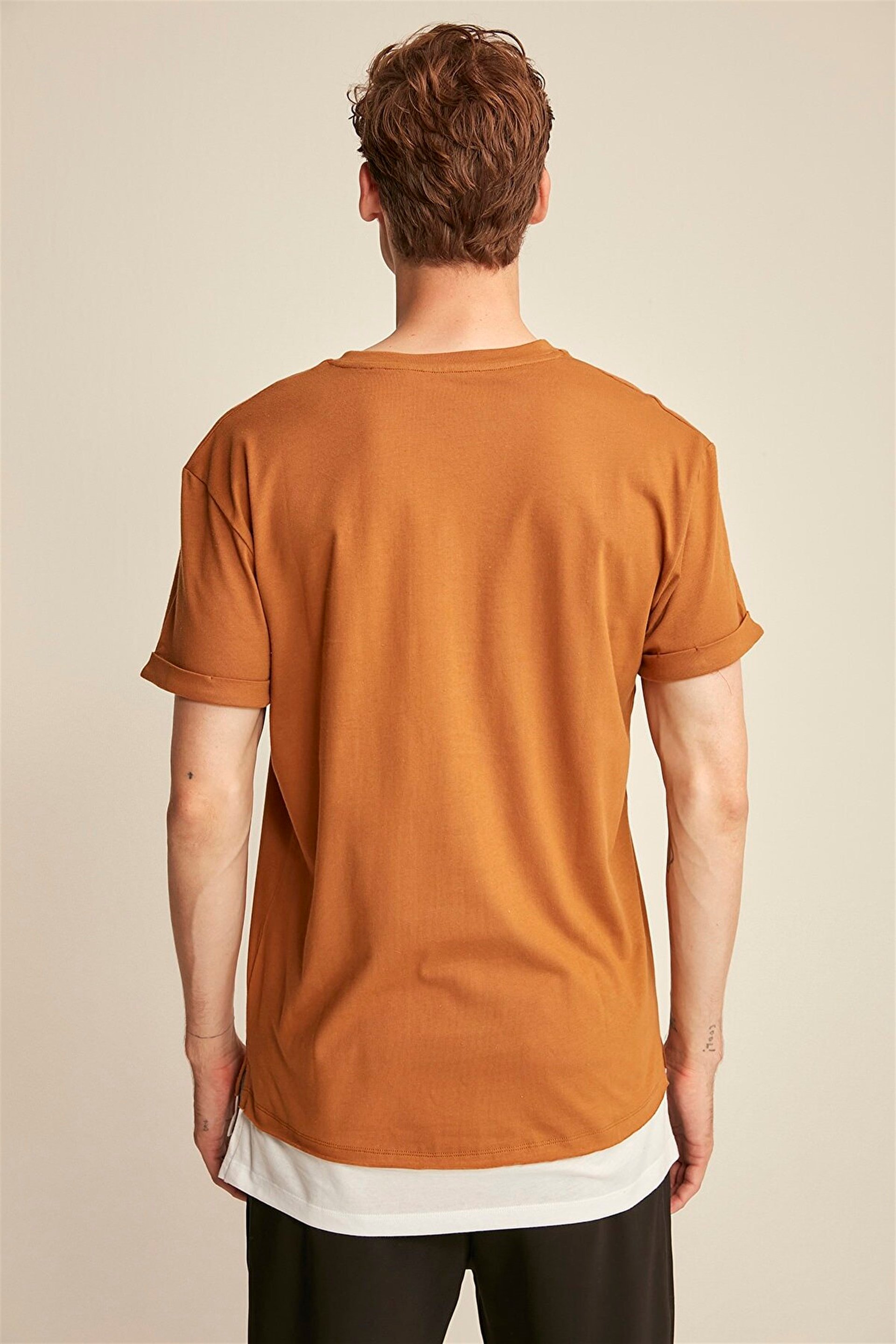 ARCHER Erkek Kahverengi T-Shirt