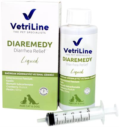 Vl Cat & Dog Dıaremedy Liquid 100 Ml (Kedi, Köpek İshal ve Bağırsak Sorunlarına Destek)