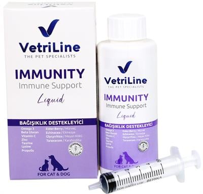 Vl Cat & Dog Immunıty Liquid 100 Ml (Kedi ve  Köpeklerde Bağışıklığı Güçlendirmeye Destek)