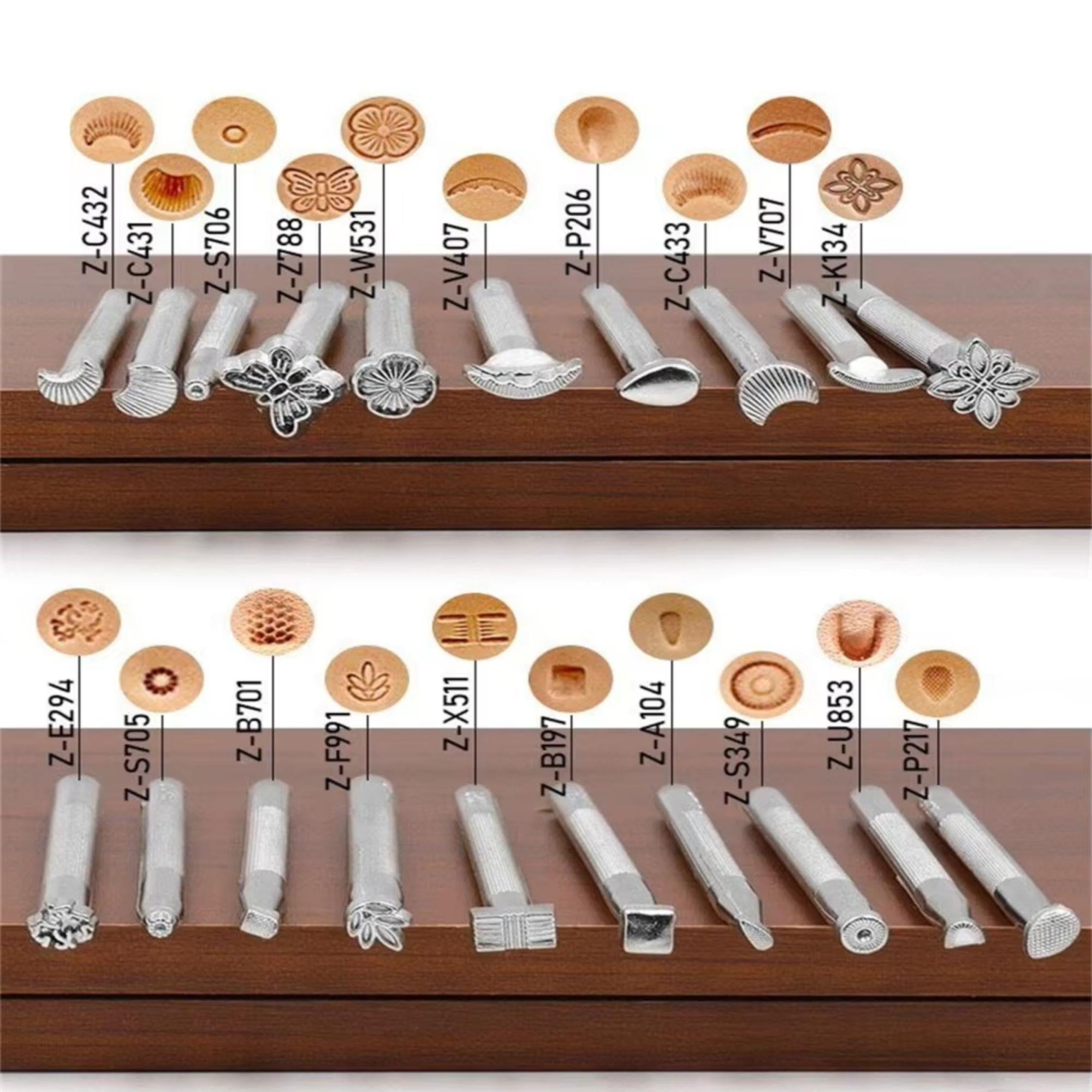 20li Çelik Craft Set, Deri Hobi El Aleti