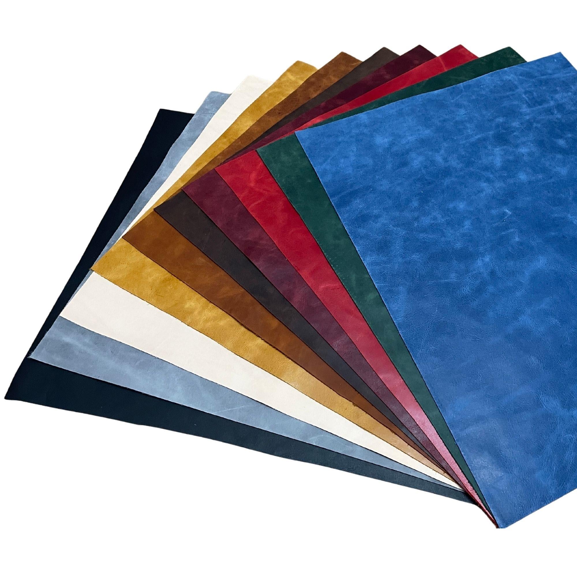 A+ Crazy Parça Deri 40*25 cm, Deri Hobi İçin Crazy Deri Hakiki Deri Parçası