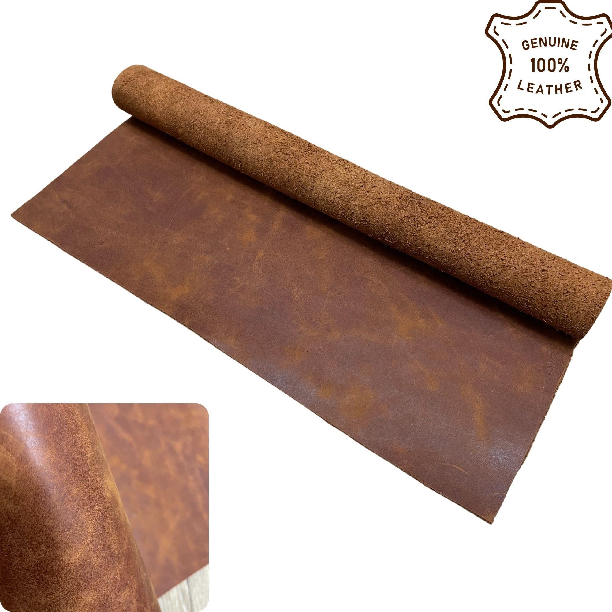 A+ Crazy Parça Deri 50*40 cm Deri Hobi İçin Crazy Deri Hakiki Deri Parçası
