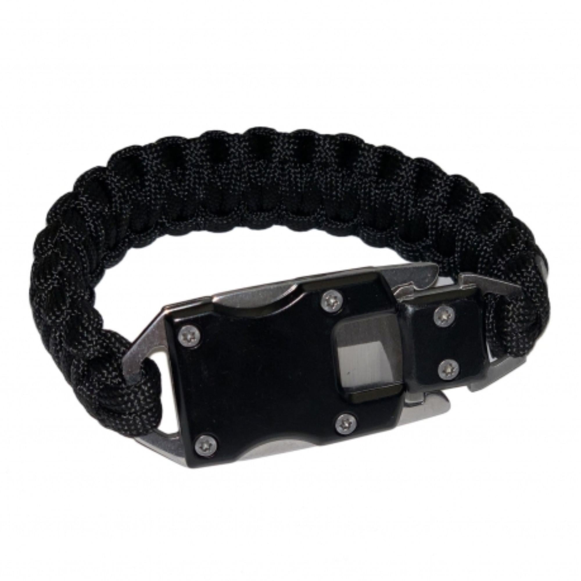 Anahtarlık / Paracord Bileklik İçinTransformers Bıçaklı Klips, Paslanmaz Çelik 1 Adet, Siyah/Krom