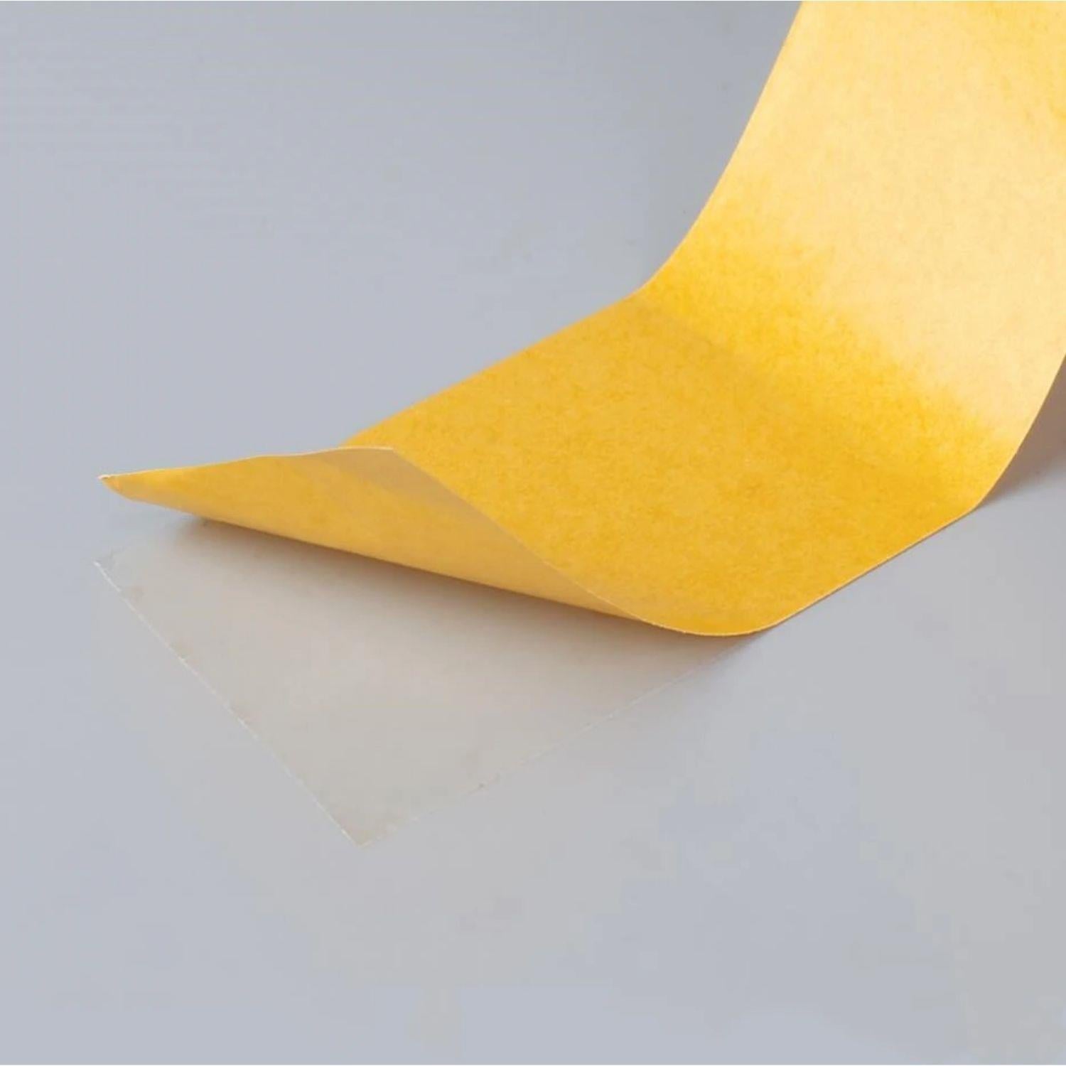 Çift Taraflı Şeffaf Bant, 10 mm-25 Metre, İnce - Şeffaf, Deri Hobi Uğraşı vs için, 1 Adet