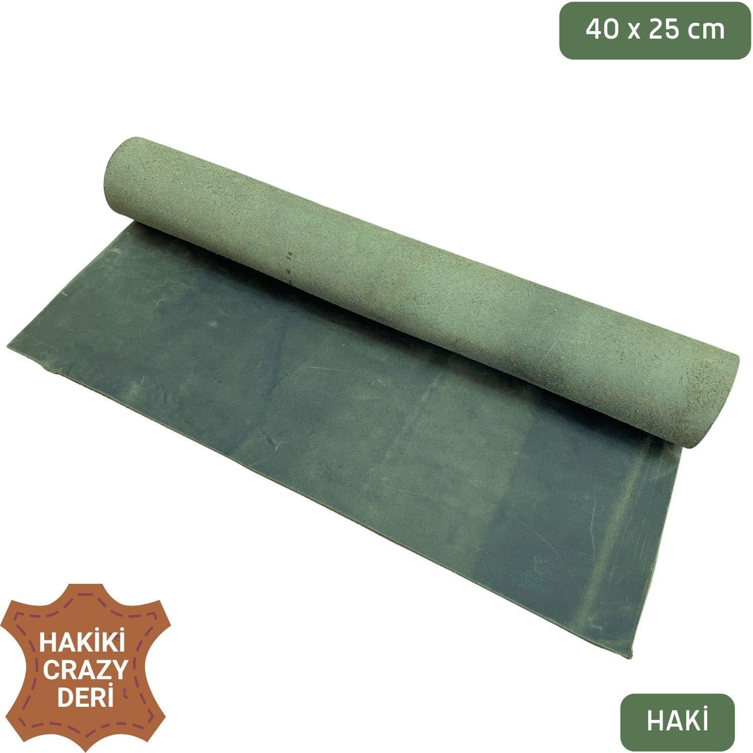 A+ Crazy Parça Deri 40*25 cm, Deri Hobi İçin Crazy Deri Hakiki Deri Parçası