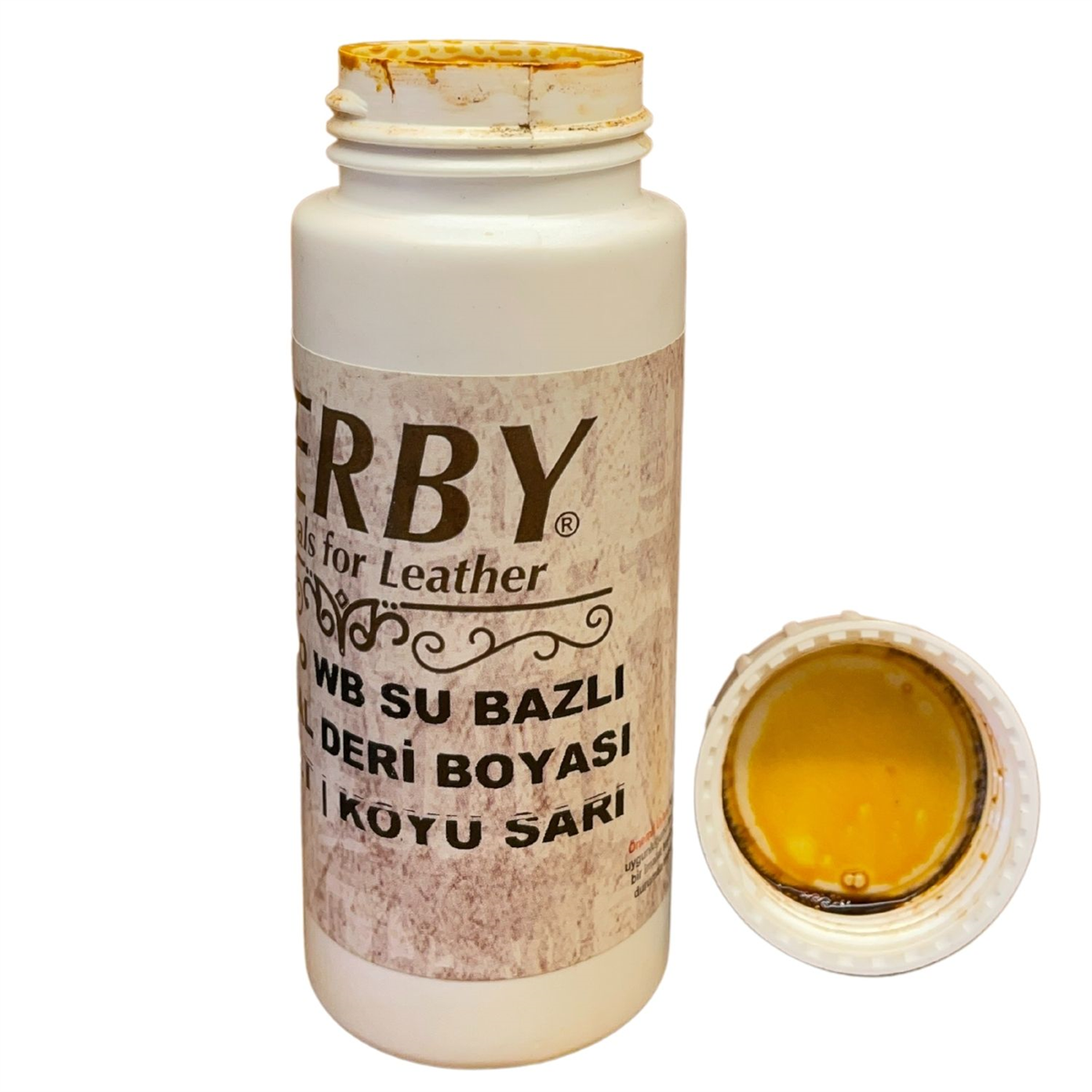 Derby Doledo Vejetal Deri Boyası 100 ml Vaketa Deri Hobi Eskitme Boya, Su Bazlı 