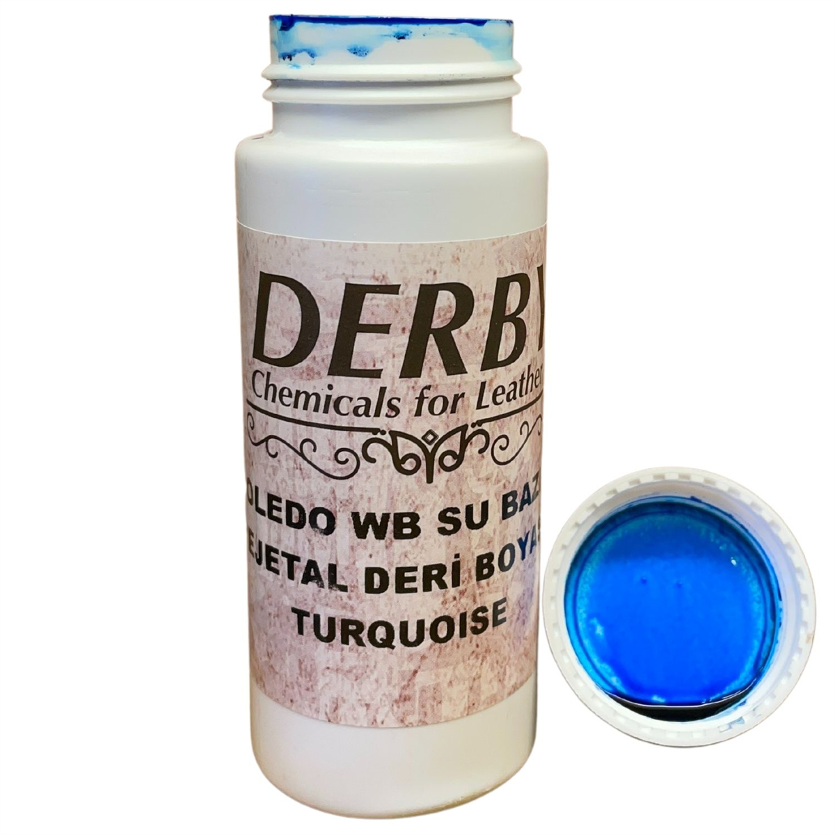 Derby Doledo Vejetal Deri Boyası 100 ml Vaketa Deri Hobi Eskitme Boya, Su Bazlı 