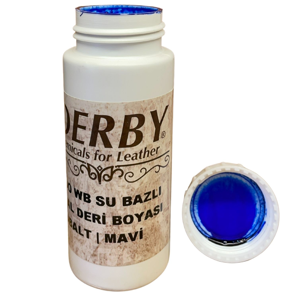 Derby Doledo Vejetal Deri Boyası 100 ml Vaketa Deri Hobi Eskitme Boya, Su Bazlı 