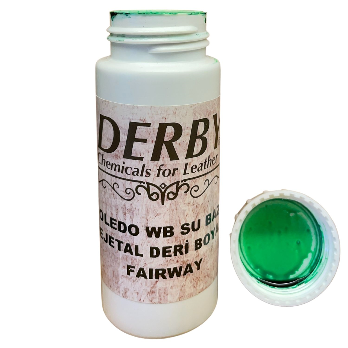 Derby Doledo Vejetal Deri Boyası 100 ml Vaketa Deri Hobi Eskitme Boya, Su Bazlı 
